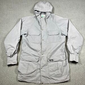 Vintage Mountain Equipment Co-op MEC Gray Mountain Parka Jacket Mens Large